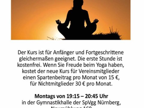 +++ Yoga bei der SpVgg Nürnberg +++
